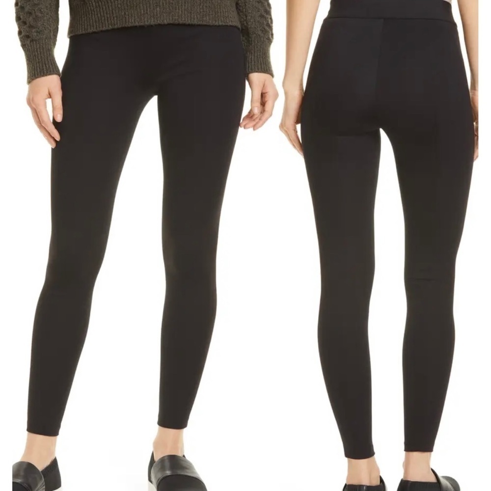 Vince Stretch Leggings Black  Ankle Length Size XS